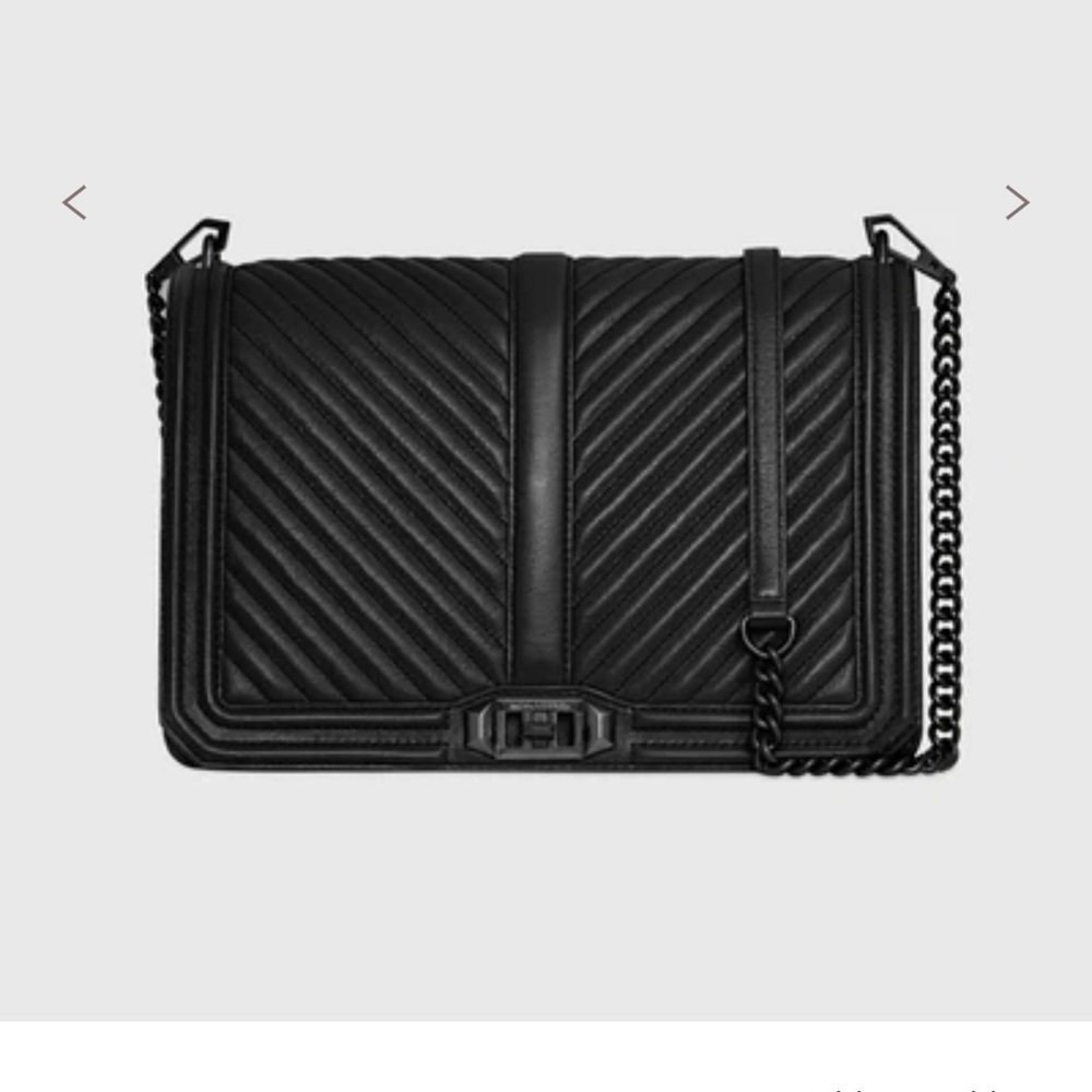 Chevron suede leather quilted jumbo crossbody bag Rebecca minkoff